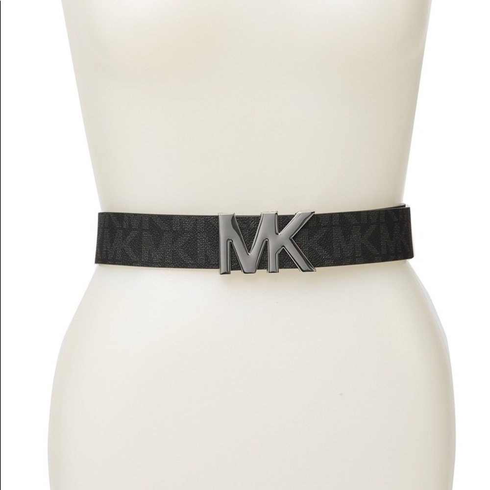 Michael Kors Signature ‘MK’ Signature Logo Belt